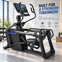 K-FIT GSK4 Cross-trainer à suspension commercial avec écran tactile intelligent, application Bluetooth, charge sans fil, 180 kg, appareil de cardio-training pour la maison