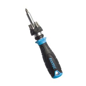 FIXTEC 8PCS Ratchet <b>Screwdriver</b> Multi-Functional 1/4'' Multi-Angle Household With 7pcs Bit Sets FHSDK081 <b>Screwdriver</b> FHSDK081 - Product Image 3