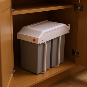 Hailo Built-In Waste <b>Bin</b> Multi-Box Duo L Dual Compartment Kitchen <b>Storage</b> - Product Image 3