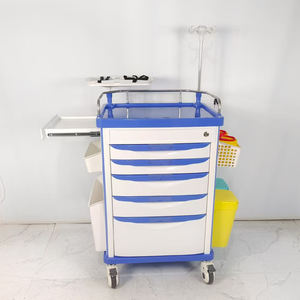 รถเข็นอุปกรณ์โรงพยาบาลเครื่องมือฉีดยาชาแบบฉีดเข้ารับการผ่าตัด - Product Image 3