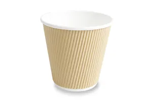 Printed Hot Cup White Disposable Double Single Wall Paper Cups For Coffee Custom Logo Hot Coffee Paper Espresso Cup With Lid