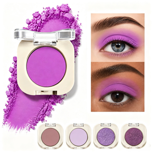 อายแชโดว์สีม่วงแบบฝุ่นเนื้อแมตต์และชิมเมอร์สำหรับแต่งหน้าประจำวันและงานปาร์ตี้ - Product Image 1