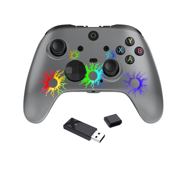 For Control xbox One  Gamepad With 2.4GHZ Wireless Adapter for Xbox Series X/S with RGB Light  Game Controller