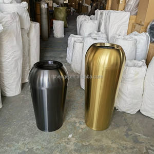 Florero alto <span class=keywords><strong>de</strong></span> lujo <span class=keywords><strong>para</strong></span> decoración del hogar/maceta grande <span class=keywords><strong>de</strong></span> oro <span class=keywords><strong>para</strong></span> exteriores, maceta <span class=keywords><strong>interior</strong></span> <span class=keywords><strong>de</strong></span> gran tamaño - Product Image 6