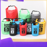 Sac à dos imperméable en polyester pour camping en plein air avec poche durable pour téléphone, idéal pour la plongée en apnée, la plage et comme sac seau