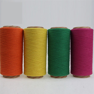 Trung Quốc Nhà sản xuất NE 6S/1 8S/1 đầy màu sắc OE tái chế bông <span class=keywords><strong>polyester</strong></span> pha trộn <span class=keywords><strong>Spun</strong></span> Carded dệt sợi dệt kim - Product Image 5