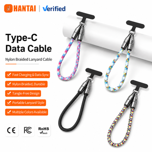 Cordon <span class=keywords><strong>de</strong></span> téléphone réglable en corde tressée, compatible avec les coques <span class=keywords><strong>de</strong></span> téléphone universelles pour iPhone et <span class=keywords><strong>Android</strong></span> - Product Image 1