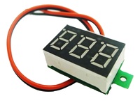 GERI Minuscule V32D DC Tampilan Voltmeter Digital/Lampu 5V/12V/24V Meteran Tegangan Panel Digital Papan Modul LED Merah