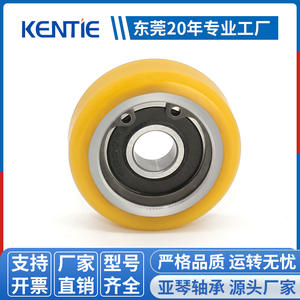 Polea Direccional con Rodamiento 60002RS, Recubierta de Goma, con Hebilla de Acero Revestida de TPU de Bajo Ruido, Suministro Directo de Fábrica - Product Image 3