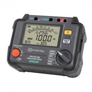 Testeur de résistance d'isolement Kyoritsu KEW3025A 2500V, affichage numérique, équipement de test haute tension - Product Image 3