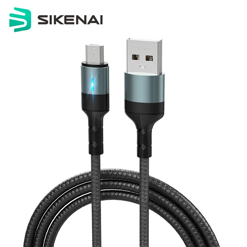 Sikenai-cable de carga rápida 5A, Cable de datos de apagado inteligente
