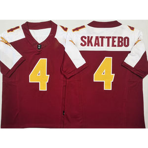 Großhandel Arizona College Stickerei American Football Jersey Short Herren anti bakterielle atmungsaktive feuchtigkeit transportierende Limited - Product Image 6