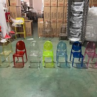 Chaises d'enfants empilables colorées et durables MULIGNA en résine plastique PC pour fêtes, mariages modernes, banquets d'hôtel et anniversaires – Offre Spéciale