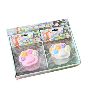 CHENXI Kawaii Juguete Sensorial Antiestrés de Silicona/TPE/Plástico con Forma de Pata de Gato 3D Suave y Colorido, Mini, 120G, para Todos - Product Image 6