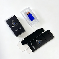 Boîte en carton découpée sur mesure, imperméable, durable, laminée mate, simple ou double, emballage jetable adapté aux cosmétiques et aux flacons en verre