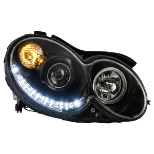Pour Mercedes-Benz <span class=keywords><strong>CLK</strong></span> <span class=keywords><strong>W209</strong></span> 200 230 280 320 <span class=keywords><strong>350</strong></span>, phare à LED avec lentille, feux de jour DRL, diode électroluminescente, projecteur avant - Product Image 3