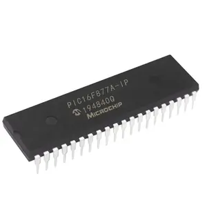 PIC16F877A 마이크로 컨트롤러 PIC16F877A-I/P 새로운 오리지널 IC mcu 칩 PIC16F877A-I 전자 부품 8bit 플래시 pic16f87a