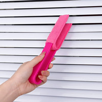 Brosse de nettoyage réutilisable JYM-9996 pour stores, nettoyeur de fentes de stores en plastique pour la nettoyage des aérations de voiture et des rails de persiennes