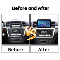 Écran de voiture Linux 9 pouces pour Mercedes Benz ML, prend en charge le CarPlay sans fil, la navigation GPS, le lecteur multimédia DVD