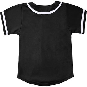 Babyhealthy - Camiseta de béisbol para niños, con botones, que absorbe la humedad, para niños y niñas, unisex - Product Image 3
