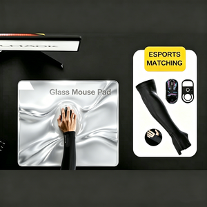 Manchettes de bras de gaming rafraîchissantes avec trou pour le pouce, couleurs personnalisées avec logo, pour joueurs e-sport professionnels - Product Image 2