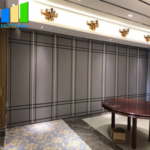 Mampara Plegable Deslizante <span class=keywords><strong>de</strong></span> Techo <span class=keywords><strong>de</strong></span> 65 mm para Salón <span class=keywords><strong>de</strong></span> Hotel, Oficina, Sala <span class=keywords><strong>de</strong></span> Conferencias - Product Image 5