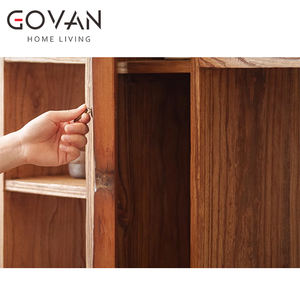 Wabi Sabi, armario lateral de madera, librería, sala de estar de madera de olmo de calidad - Product Image 4