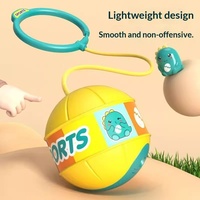 Balle rebondissante lumineuse élastique en ABS, jouet sportif pour l'entraînement physique en plein air des enfants, jouet portable pour sauter sur la cheville