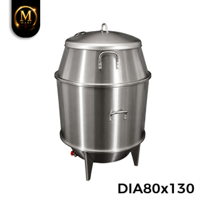 Horno Ahumador de Doble Combustible Apollo, Producto Exclusivo de Malasia, para Asar a la Parrilla con Carbón y Gas, Ideal para Restaurantes Comerciales y Jardines - Product Image 3
