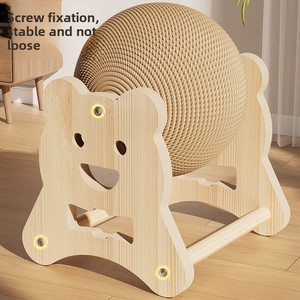 Griffoir rotatif pour chat en plastique, design <span class=keywords><strong>château</strong></span> d'ours, jouet durable pour chat, protection de meubles, vente en gros XLMTL01 - Product Image 3