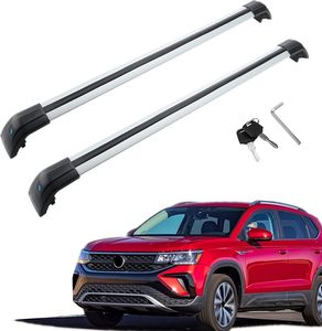 Roof Rack Rail tàu sân bay chéo thanh hành lý Kệ phù hợp cho Volkswagen <span class=keywords><strong>VW</strong></span> taos 2020 2021 2022 - Product Image 5