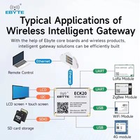 Ebyte ODM ECK20-6Y28C5E8-I MCIMX6Y2CVM08AB 512MB 8GB 792MHz Placa Base Integrada con Diseño MPU, Doble Ethernet, Grado Industrial Linux