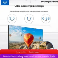 Écran de conférence BOE 4K LCD à affichage tactile IP65, système d'exploitation Android, moniteur LED grand format sans soudure, personnalisable 49/55 pouces