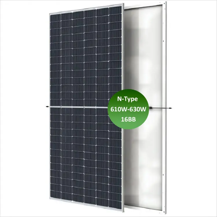 सौर पैनल फोटोवोल्टिक टॉपकॉन 610 620w 630w बेस्टीडोर पैरा पैनल 600w मोनोक्रिस्टलाइन सौर मूल्य