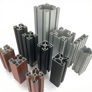 Profilé extrudé en alliage d'aluminium personnalisé, série 6000, forme carrée, pour décorations, avec services de découpe et de poinçonnage - Product Image 3