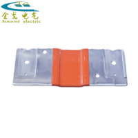 Barre omnibus en aluminium flexible de précision, plaquée étain, pour revêtement en poudre, pour connexions de contacteurs haute tension, pour boîtier de distribution de réseau électrique
