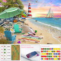 Perceuses complètes à peluches courtes haut de gamme perceuse ronde personnalisée 5D Kits de peinture au diamant bricolage