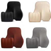 Coussin de soutien lombaire pour chaise de bureau, voiture, chaise de jeu, soulagement de la douleur dorsale, coussin en mousse à mémoire de forme, dossier ergonomique orthopédique