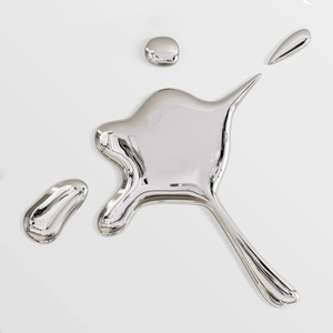 Hiện đại trừu tượng thép không gỉ nghệ thuật điêu khắc Kim Loại nước giọt tường nghệ thuật khách sạn trang trí nội thất bằng thép không gỉ treo tường thủ công kim loại - Product Image 1