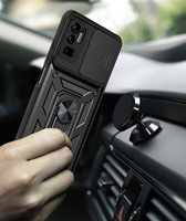 Coque de téléphone avec support magnétique, design robuste et durable, pour Redmi Note 15/13/12 5G Fundas Carcasa