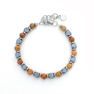 Adjustable Classic Natural Stone Lapis Lazuli Women <b>Men</b> Jewelry Wholesale Hematite Tiger Eye <b>Beaded</b> Stretch <b>Bracelet</b> Gift - Product Image 4