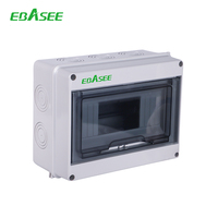 EBASEE/OEM EBS-HT Fabricant EBASEE Boîtier de Combinaison Électrique DC 6 Entrées 1 Sortie 6 Cordes avec SPD IP65 1000V Boîtier Métallique Solaire Photovoltaïque