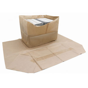 Outer Packaging Pinch Bottom Paper Bag For Tri-Fold Double-Size Bed Mattresses By Manufacturers And Moving Companies - Product Image 1