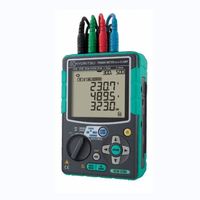 Kyoritsu KEW 6305 Electronic Power Meter for Real-time Monitoring Recording & Analysis of Single/3-phase Systems