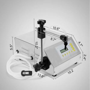 5ml-3200ml GFK-160 Semi-Automatic Round Plastic Spray Bottle Filler Milk Water Filling Machine - Product Image 2