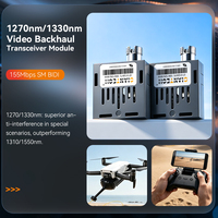 Module émetteur-récepteur fibre optique BiDi monomode GIANTECH 60KM 1x9 FC 155Mbps 1270nm TX / 1330nm RX 3.3V pour UAV Fiber Gyro