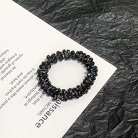 2025 Kristall perlen Haar gummis Dual-Purpose-Haarschmuck für Frauen Pferdes chwänze Brötchen Frisuren