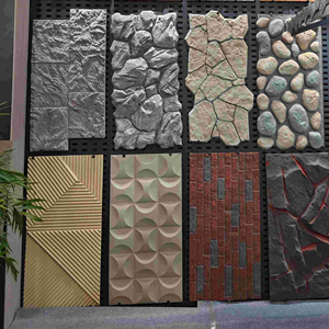 Hochwertige Wand dekor platten Pu Faux Stone Panels 3d Pebble Cultural Stone, Mountain Rock, Pilz Stone Rock <span class=keywords><strong>Wall</strong></span> Panel - Product Image 4
