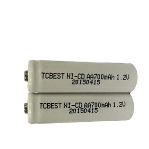 하이 퀄리티 좋은 가격 1.2v AA 700mah 충전식 <span class=keywords><strong>Ni</strong></span>-<span class=keywords><strong>cd</strong></span> 배터리 가전 제품 - Product Image 1