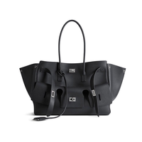 Sac à bandoulière grande capacité Explosions Premium Sense en PU, couleur unie, style luxe léger, sac fourre-tout tendance pour femme, design minimaliste